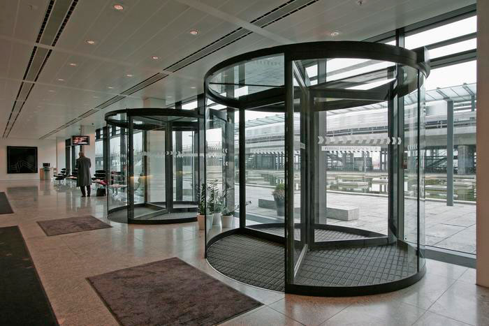 Automatic Glass Canopy Revolving Door